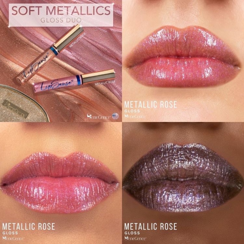 Lipsense metallic rose gloss